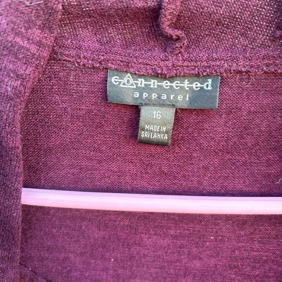 Connected Apparel sweater dress with belt size 16 - Picture 3 of 9